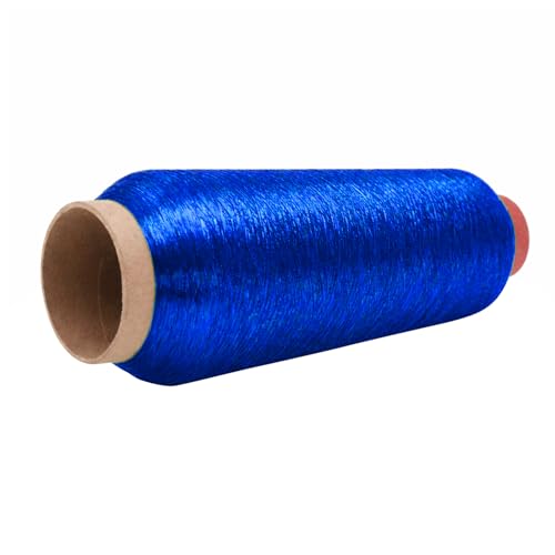 Mandala Crafts Metallic Royal Blue Embroidery Floss for Sewing, 3281 YD - color: Royal Blue, size: 3000M 3281 Yard
