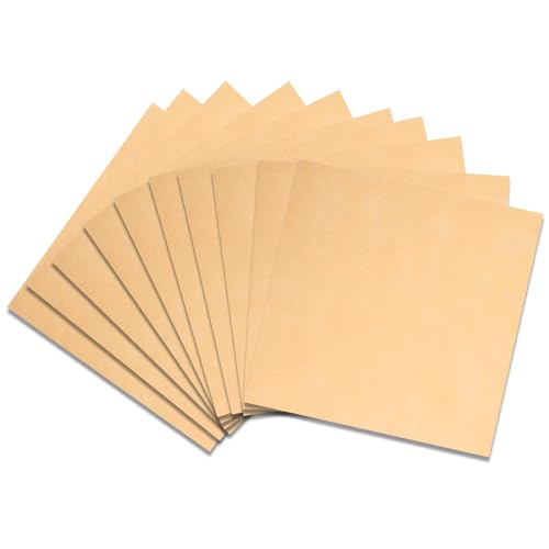 12" x 12" Squares Felt Sheets Fabric, 10Pcs Felt Fabric for Crafts, 1mm Thick Halloween Christmas Fabric Fall Felt Non-Woven Felt Paper for Sewing DIY Projects(Skin Color) - color: Skin Color