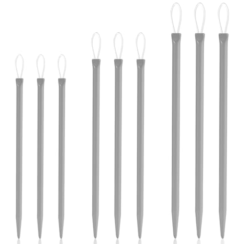9pcs Yarn Needle, 3 Sizes Large Eye Tapestry Needle for Yarn Darning Weave Nylon Thread Rope Threader Big Finishing Wool Needles Embroidery Weaving Tools for Hand Crafts Sewing Knitting Crochet
