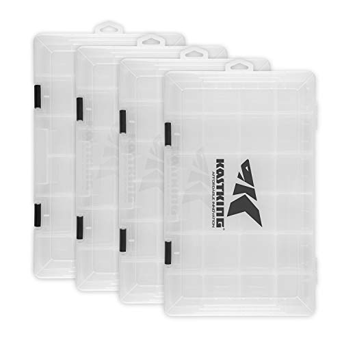 KastKing Utility Tackle Boxes, 3600 and 3700 Fishing Tackle Trays - color: Standard, size: 3700(4Pack)