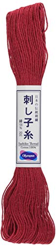 Sashiko Cotton Thread 22 Yards, Rose Red - color: Os-12