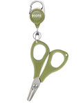 Booms Fishing S01 Fishing Scissors for Braided Line, 4 Styles Options - color: Green With Retractor