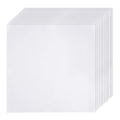 12 PCS Embroidery Fabric Squares Cotton Cloth White 6 x 6 Inch - color: White, size: 6 x 6 Inch