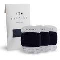DARUMA Sashiko Thread Card Rolls Set of 3 (32.8 Yards x3) - Sewing & Embroidery, Includes Instruction Manual and Gift Packaging (Thick, Deep Indigo) - color: Deep indigo, style: Thick