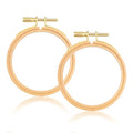 3 Inch Embroidery Hoop, 2 Pieces Beech Wood Small Embroidery Hoops Round Cross Stitch Hoop Ring Embroidery Frames for Art Craft Sewing, Home Ornaments, Christmas Decoration - size: 3 inch