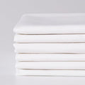 6 Pcs 18 x 21 Inches Cotton Fabric Precut Quilting Fabric Bundles Solid Colors Quilt Material for DIY Craft Sewing Embroidery (White) - color: White