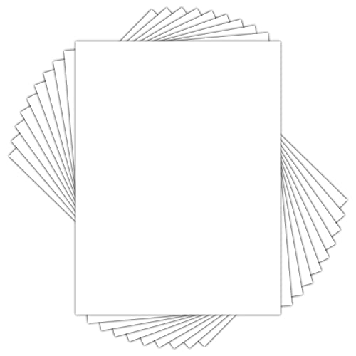 Golden State Art 18x24 White Uncut Picture Mats Matboards, Pack of 10 - size: 18x24