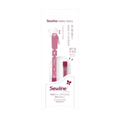 Sewline Fabric Mechanical Pencil Pink,