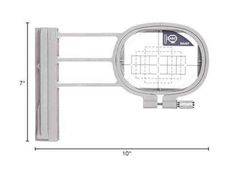 HONEYSEW Embroidery Hoops for Brother Innovis NQ1600E NQ1400E NQ3600D Dream Machine 2 VE2200 4000D 1500D V7 V5 VM5200 Babylock Embroidery Machine Hoop (3in1 A Set) - color: 3in1 A Set