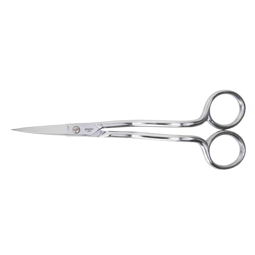 Gingher 6" Double-Curved Embroidery & Applique Scissors for Crafting - style: 6" Embroidery - Double Curved