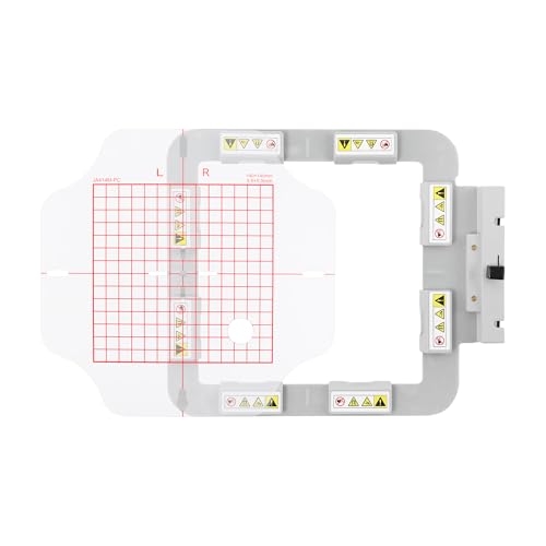 Brewland Magnetic Embroidery Hoop for Janome MC550E MC500E 5.5x5.5in - size: 5.5"x5.5"(140x140mm)-JA414MK