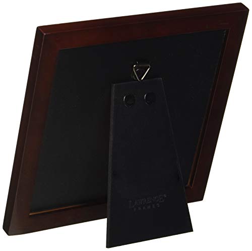 Lawrence Frames Estero Collection, Walnut Wood 5 by 5 Picture Frame - color: Esspresso Brown, size: 5x5