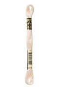 DMC 117-3770 Mouline Stranded Cotton Six Strand Embroidery Floss Thread, Light Tawny, 8.7-Yard