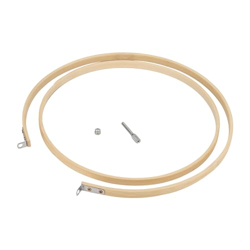 SENJEOK 20 PCS 8 Inch Bamboo Embroidery Hoop, 20cm Cross Stitch Circle Ring for Craft Sewing, DIY Project, Decoration