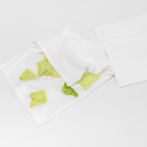 Reusable White Cloth Napkins - 12 Pack, 100% Cotton, 18”x18”, Washable White Cotton Napkins - Customizable, Personalizable and Easy to Embroider, Dye and Print (12 Pack) - color: White