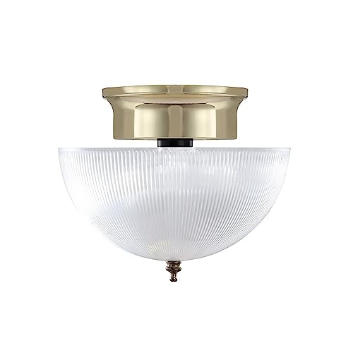 Aspen Creative 28007-75-2, Clip-on Dome Shade in Clear Finish, 8" Diameter x 4" Height, 2 Pack - color: Clear - Dome