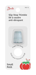 Dritz 162-S Slip Stop Thimble, Size Small , Silver - size: Size Small