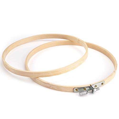 Pllieay 12 Pieces 6 Inch Round Embroidery Hoops - style: 6 Inch