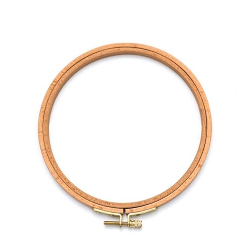 Wooden Embroidery Hoop Craft Useful Cross Stitch Hoop, Household Beech Rack Circle Sewing Tool ﻿(5inch) - color: 5inch