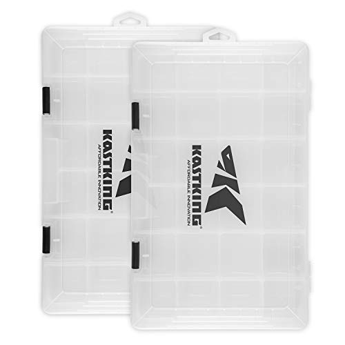 KastKing Utility Tackle Boxes, 3600 and 3700 Fishing Tackle Trays - color: Standard, size: 3700(2Pack)
