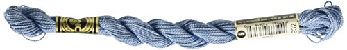 DMC 115 5-932 Pearl Cotton Thread, Light Antique Blue, Size 5