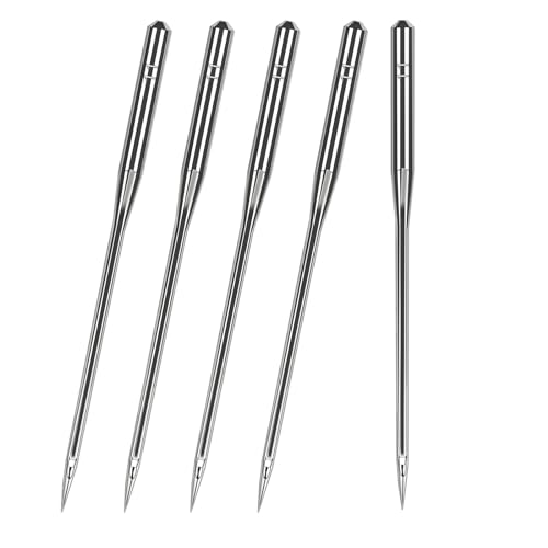 100 Pcs Size 75/11 Embroidery Sewing Machine Needles, 130/705H HAx1 Universal Regular Sewing Machine Needles Compatible with Brother - style: Size 11 100pcs