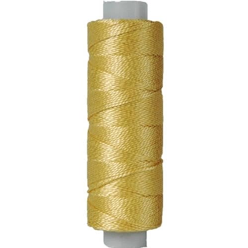 ThreadArt Pearl Cotton Thread Size 8, 75yd, Light Old Gold 676 - color: LT OLD GOLD