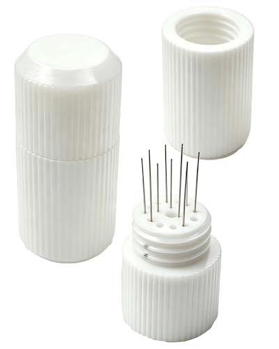 2 Pack Portable 3D Printed Sewing Needle Storage Case - PETG Material, Holds 11 Needles, Ideal for Sewing Essentials and Craft Supplies