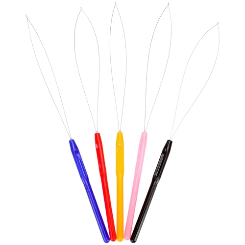 5Pcs Needle Threaders for Hand Sewing & Machine Threading – Plastic Threader Tool for Embroidery, Craft, Quilting, Knitting, DIY Art, Tufting Gun, Lead Wire – Special Crafting