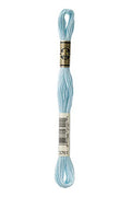 DMC 117-3761 Mouline Stranded Cotton Six Strand Embroidery Floss Thread, Light Sky Blue, 8.7-Yard