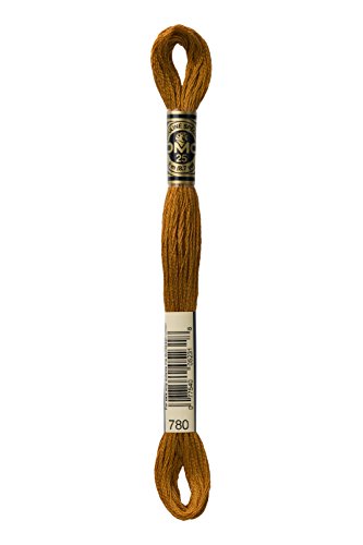 DMC 117MC-0780 Cotton Embroidery Floss, 0780 Brown, 8 Metres - color: Brown, size: 8.7 yards