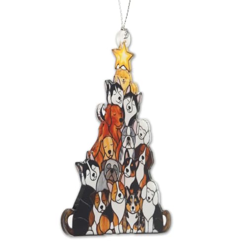 Dog Christmas Ornaments 2026, Cute Dog Ornament, Dog Lover Gifts for Women - color: Dog Tree 3