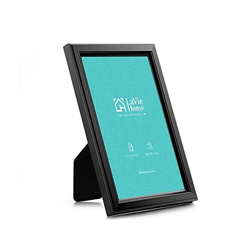 LaVie Home 4x6 Picture Frames (12 Pack, Black) Simple Designed Photo Frame with High Definition Glass for Wall Mount & Table Top Display, Set of 12 Classic Collection - color: Black, size: 4x6
