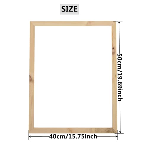 40X50 cm Wooden Frame DIY Picture Frames Art Suitable for Home Decor Painting Digital Diamond Drawing Paintings, Display Pictures 16x20 picture frames for wall (2PCS-40 * 50 CM) - color: 2PCS-40*50 CM