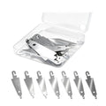 20pcs Silver Metal Large Eye Needle Threaders Embroidery for Cross Stitch Threading Too Embroidery Cross Stitch Sewing Tools