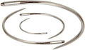4 Pcs Silver Curved Leather Sewing Needles, Heavy Duty, Set for Weaving, Crafts & Repairing