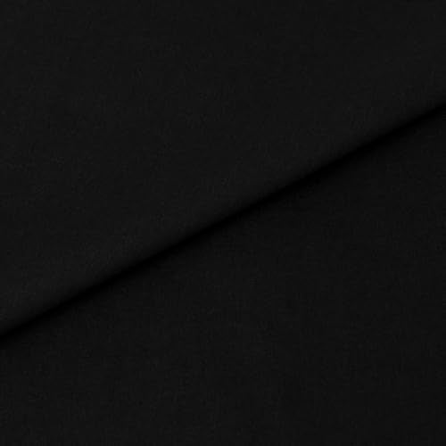 20 PCS Cotton Embroidery Fabric, Pre-Cut Black Cloth Squares - color: Black, size: 5.9 to 19.6 Inch