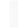 uxcell 6 Pcs Large Eye Sewing Needles, 11.81 Inch 3mm Steel Embroidery Thread Needle Sewing Big Eye Needle Knitting Needles for Hand Sewing Art Crafts, Silver - size: 300mm, 3mm