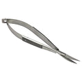 HTS 144C7 4.5" Curved Stainless Steel Squeeze Scissors - size: 144C7 Curved