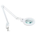 Bifocal Magnifying Lamp with Clamp, 5D with 20D, White - color: White