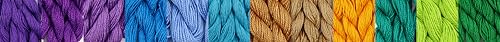 KCS 328 Yards(300 Meters) Mercerized Pearl Cotton Crochet Needlepoint Thread,Size 5, 12 skeins,Mixed Color 14 - color: 12color14, size: 12 skeins