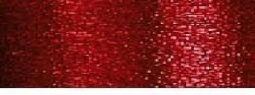 Madeira 9842-315 Metallic Nylon/Polyester Embroidery Thread, 40wt/220 yd, Smooth Red - color: Smooth Red