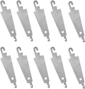 10Pcs Silver Stainless Steel Needle Threader, Embroidery Cross Stitch Needle Threading Tools DIY Sewing Accessories for Large Eye Needles Hand Craft Knitting Quilting Sewing Tools