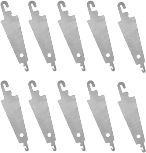 10Pcs Silver Stainless Steel Needle Threader, Embroidery Cross Stitch Needle Threading Tools DIY Sewing Accessories for Large Eye Needles Hand Craft Knitting Quilting Sewing Tools