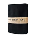 2 Yard Black Twill Cotton Canvas Fabric,Natural Thick Cotton Poplin Fabric by The Yard,59 Inches Wide 100% Cotton, Embroidery Muslin Quilting Fabric Material for Sewing Material Apparel Cloth - color: Black, size: 2 Yards