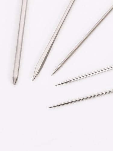 55pcs Stainless Steel Hand Sewing Needles Set, Big Eye Embroidery Needles Kit with Assorted Sizes, Premium Needlework Supplies for Sewing Crafting