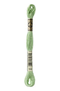 DMC 117-164 Mouline Stranded Cotton Six Strand Embroidery Floss Thread, Light Forest Green, 8.7-Yard