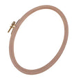 8.5"x 5.2" Oval Wooden Embroidery Hoop 21x 13cm - Hand Stitching, Cross Stitch, Framing, Stitchery - Craft Supply (1)