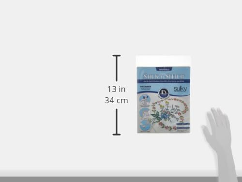 Sulky Stick 'n Stitch Printable Sheets 12/Pkg-White, 8.5"x11"