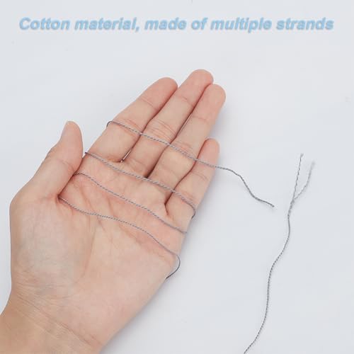 FREEBLOSS 4 Pcs Sashiko Thread in 4 Colors Sashiko Skein 4 * 100 M Pure Cotton Embroidery Thread Japanese Sashiko Threads Basic Colors Quilting & Embroidery Floss Supplies - color: Gray